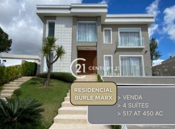 16ca6629be72a6b0c9eb2f8a0262fc61e88becf9 · Casa com 4 dormitórios à venda, 450 m² por R$ 6.300.000,00 - Burle Marx Alphaville - Santana de Parn