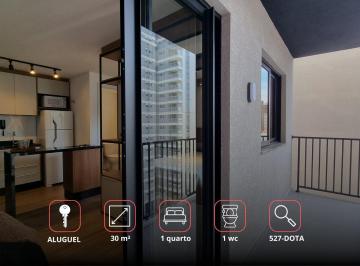 Apartamento · 30m² · Studio mobiliado no BF2211 – 9º andar |