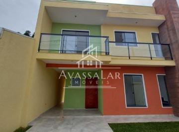 Casa · 110m² · 3 Quartos · 1 Vaga · Sobrado com 3 dormitórios à venda no bairro Eucaliptos - Fazenda Rio Grande PR