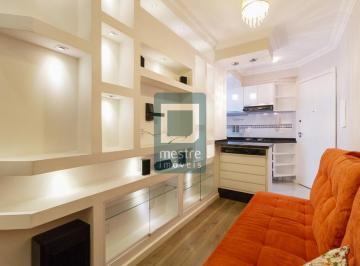 Apartamento · 35m² · 1 Quarto · 1 Vaga · Apartamento mobiliado com 1 quarto e 1 vaga no Portão