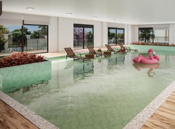 Apartamento · 57m² · 2 Quartos · 1 Vaga · Apartamento Garden Novo com suíte e 1 vaga de garagem, em Condomínio Clube, próximo ao Shopping Pall