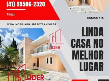Casa · 294m² · 4 Quartos · 2 Vagas · Residência em dois pavimentos no Tingui