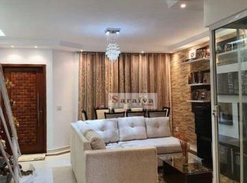 f6b913af7f54165fbe8440b57d9a43f25e8fea01 · Sobrado com 3 dormitórios à venda, 218 m² por R$ 1.100.000,00 - Jardim das Maravilhas - Santo André/