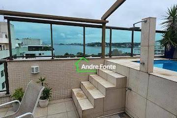 f9f6380b558941ad62c62e66cf29556e0f4f7365 · Cobertura Linear com 204 m² e vista mar em Charitas | Porteira fechada | 2 suítes | Prox à praia