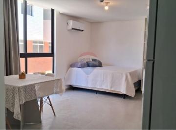 Apartamento · 28m² · 1 Quarto · 1 Vaga · Flat mobiliado para aluguel com 28,31m², no Jardim Oceania, João Pessoa - PB