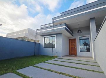 Casa · 89m² · 3 Quartos · 2 Vagas · Casa nova com 3 quartos e piscina no Balneário Itapema do Saí em Itapoá/SC