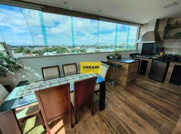 Apartamento · 140m² · 3 Quartos · 2 Vagas · Cobertura duplex 140 m² com 3 dormitórios e espaço gourmet no bairro Paulicéia em São Bernardo do Ca