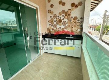 Casa · 75m² · 2 Quartos · 1 Vaga · Casa sobreposta frente com sacada, 2 dormitórios , com uma suite