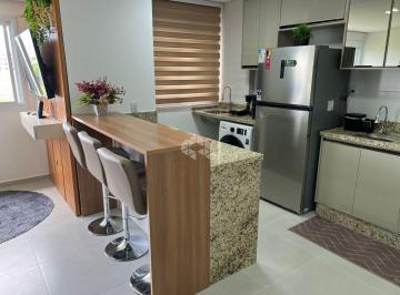Apartamento · 37m² · 1 Quarto · 1 Vaga · Apartamento à venda nos Ingleses em condomínio fechado com elevador, mobiliado, sacada e garagem cob