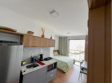 Apartamento de 1 quarto, Salvador · Studio novo, totalmente mobiliado e decorado, localizado no Atlantic Ocean com varanda e linda vista