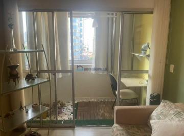 Apartamento · 41m² · 1 Quarto · 1 Vaga · Apartamento mobiliado, andar alto, envidraçado e com excelente bom gosto!