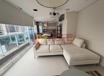 Apartamento · 125m² · 1 Quarto · 2 Vagas · Apartamento duplex para locação na Vila Nova Conceição, com 125m²  com 2suítes e 2 vagas