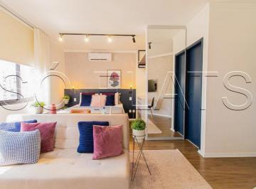 Apartamento · 31m² · 1 Quarto · 1 Vaga · Flat no Hampton Park disponível para locação com 31m², 1 dormitório e 1 vaga de garagem.