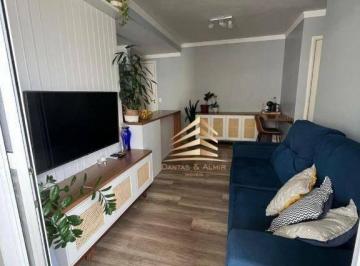 d0d3a21ea1752078c728f3096be621bd0f746fa2 · Apartamento com 2 dormitórios sendo 1 suíte, varanda gourmet e 1 vaga à venda, 62 m² por R$ 550.000