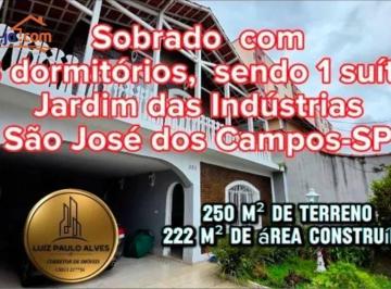 a48a66527a180d2772dc1ff42fb814030fcfa5ac · Sobrado com 3 dormitórios à venda, 222 m² por R$ 950.000,00 - Jardim das Indústrias - São José dos C