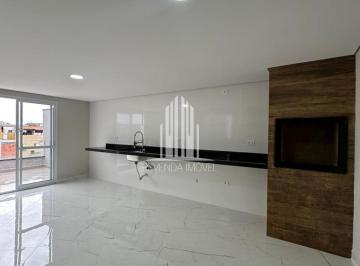 Apartamento · 124m² · 2 Quartos · 1 Vaga · Cobertura à venda em Santo André-SP, Vila Linda: 2 quartos, 1 sala, 2 banheiros, 1 vaga, 124m². Venh