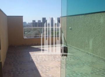 Apartamento · 124m² · 2 Quartos · 2 Vagas · Cobertura à venda em Santo André-SP, Vila Tibiriçá: 2 quartos, 1 sala, 2 banheiros, 2 vagas de garag