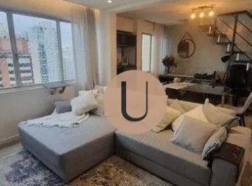 3ffe80aa068db7df27fb3794915f8b3dea8ca1c3 · Cobertura com 3 dormitórios à venda, 140 m² por R$ 2.300.000,00 - Moema - São Paulo/SP