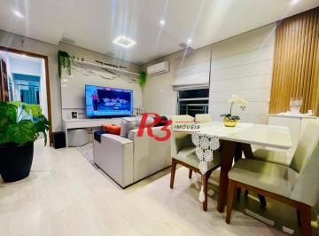 a0d0dad526ad8c5d534d79cfd043f7a9321add53 · Apartamento com 2 dormitórios à venda, 100 m² por R$ 760.000,00 - Ponta da Praia - Santos/SP