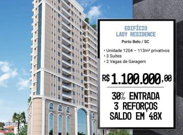 Apartamento · 113m² · 3 Quartos · 2 Vagas · Lady Residence