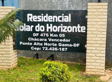 Casa de 2 quartos, Gama · LOTE 800M SOLAR DO HORIZONTE PONTE ALTA NORTE DF 475 CASA 2 QUARTOS