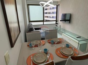 Apartamento · 29m² · 1 Quarto · 1 Vaga · Flat porteira fechada, em Setúbal com lazer completo