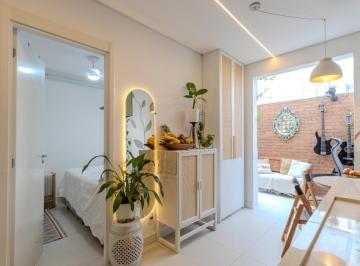 b2c4527e-f65f-4187-85e8-0c0ffc3015c6 · Sensacional apartamento garden para venda em Santo Amaro com 1 quarto, sendo 1 suíte, 34m²
