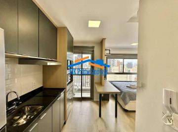 Apartamento · 21m² · 1 Quarto · Studio Coraz Tucuna - 21 m² - 100% equipado, vizinho Allianz Parque! LOCADO