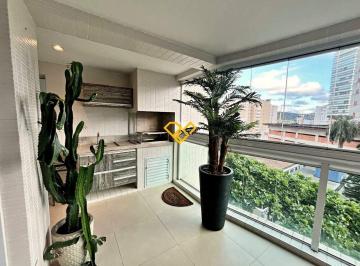 Varanda com churrasqueira · Apartamento 2 Quartos a Venda em Santos - SP