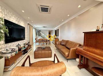 Sala de estar e jantar 1º pavimento · Cobertura Triplex 4 Quartos a Venda em Santos - Sp