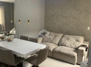 Apartamento · 54m² · 3 Quartos · 2 Vagas · Apartamento com 3 quartos/dormitórios no bairro Ponta de Baixo, em São José - SC