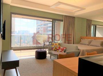 Apartamento · 43m² · 1 Quarto · 1 Vaga · Invista em Studio mobiliado, já alugado, Habitarte Verde, Brooklin, 43 m², 1 suíte, 1 vaga.