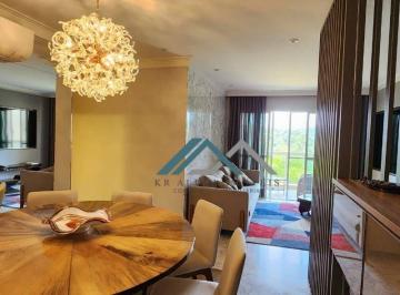 a03ac09b16b4202b25c6592b9507872ab42cd680 · Apartamento com 3 dormitórios à venda, 113 m² por R$ 1.600.000,00 - Condomínio Resort Tamboré - Sant