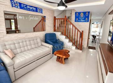 Sala · Sobrado de condomínio com 2 dormitórios à venda, 64 m² por R$ 480.000 - Canto do Forte - Praia Grand