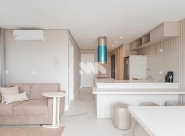 Apartamento · 51m² · 1 Quarto · 1 Vaga · Apartamento mobiliado para locação no São Francisco - Curitiba