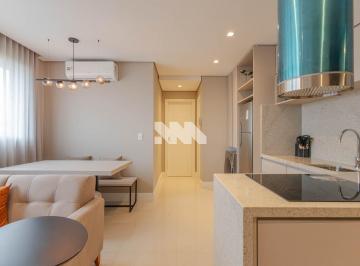 Apartamento · 42m² · 1 Quarto · 1 Vaga · Apartamento mobiliado para locação no São Francisco - Conforto, estilo e excelente localização em Cu