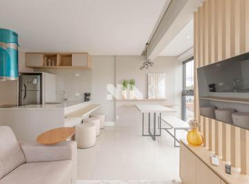 Apartamento · 51m² · 1 Quarto · 1 Vaga · Apartamento mobiliado para locação no São Francisco - Curitiba
