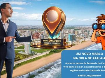 Apartamento de 2 quartos, Aracaju · Breve lançamento da FFB com apartamentos de 1 e 2 quartos na Orla de Atalaia - Frente Mar