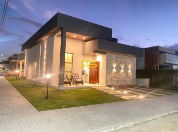 Casa · 300m² · 4 Quartos · 1 Vaga · CASA NOVA A VENDA COM 4 SUITES CONDOMINIO PORTEIRA FECHADA BANANEIRAS-PB