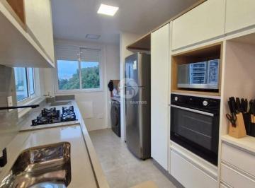 Apartamento · 123m² · 3 Quartos · 1 Vaga · APARTAMENTO DUPLEX COM 3 SUITES - MARAPE - SANTOS SP