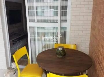Apartamento · 49m² · 1 Quarto · 1 Vaga · Apartamento 1 quarto com suíte, 49 m², Ponta da Praia – aluguel com lazer completo
