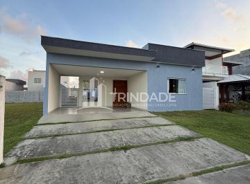 Casa · 131m² · 3 Quartos · 2 Vagas · Terras Alphaville Camaçari - Terras Alphaville Camaçari | Casa térrea nascente 3/4, suíte, energia s