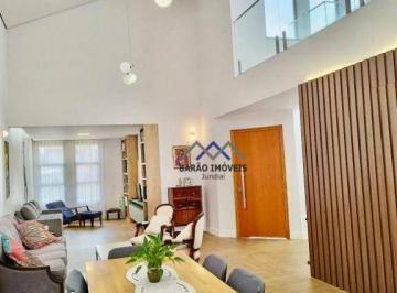 5232ab1a019eb2e2b8dad77fd5f8ca65c2b87168 · Casa com 3 dormitórios para alugar, 250 m² por R$ 18.670,00/mês - Loteamento Brisas do Lago - Jundia