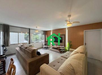 Sala · Apartamento com 2 quartos (1 suíte), 1 vaga à venda no Tombo, Guarujá