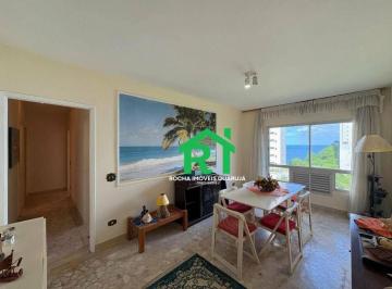 Sala · Apartamento à beira mar com 3 quartos (1 suíte), 2 vagas e lazer à venda em Jardim Astúrias, Guarujá