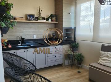 Foto 01 · RA AMIL VENDE Apartamento 72M² Jardim Uirá, 2 Dormitório, 1 Suíte, Varanda gourmet com churrasqueira