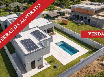 Casa · 293m² · 4 Quartos · 6 Vagas · Condomínio Terras da Alvorada - Casa Térrea Alto Padrão – 4 Dormitórios, Piscina, Casa Inteligente e