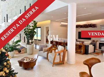 Casa · 340m² · 4 Quartos · 2 Vagas · Condomínio Reserva da Serra - Casa no Condomínio Reserva da Serra em Jundiaí com Vista Permanente pa