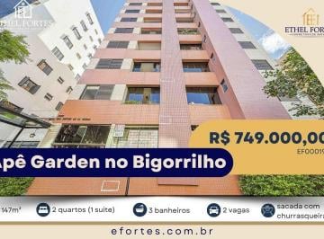 Apartamento de 2 quartos, Curitiba · APARTAMENTO GARDEN NO BIGORRILHO (CHAMPAGNAT) | 147 m² TOTAL | 2 VAGAS | GARDEN PRIVATIVO