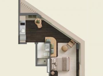 Apartamento de 1 quarto, Curitiba · Apartamento com 33 m² privativos à venda em Batel - LANGE TURIN